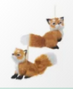 Plush Fox Ornament