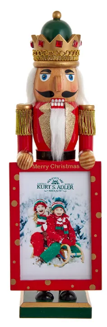 King Nutcracker 15" w/ Picture Frame