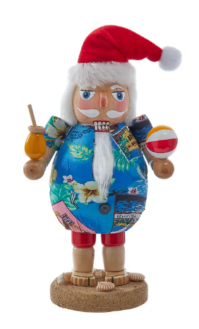 Tropical Beach Santa Nutcracker
