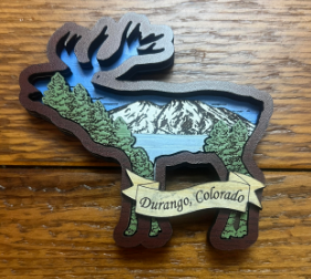 Durango Colorado Elk Magnet