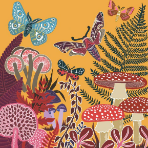 Autumn Forest (Beverage Napkin)