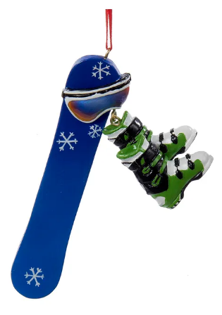 Snowboard Personalization Ornament