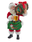 Beer Santa w/ Barrel 10.5"