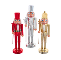 King and Soldier Nutcracker 11"