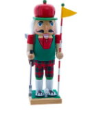 Golfer Nutcracker 12"