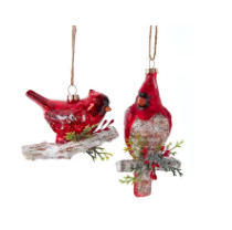 Glass Red Cardinal
