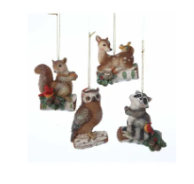 Woodland Animal Ornaments
