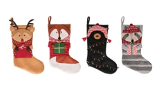 Woodland Christmas Critter Stocking