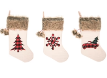 Buffalo Check Christmas Stocking