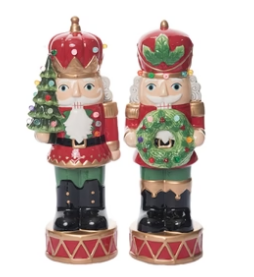 Tree/Wreath Light Up Nutcracker