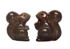 Squirrel Stoneware Salt and Pepper