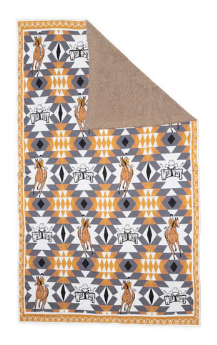 Painted Desert Pathways Knitted Throw