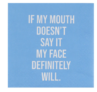 If My Mouth Doesn't Beverage Napkin