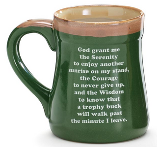 Hunter's Serenity Prayer Mug 18oz.