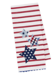 Stars Embellished Dish Towel