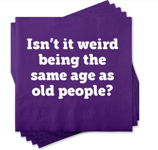 Isn't It Weird Beverage Napkin