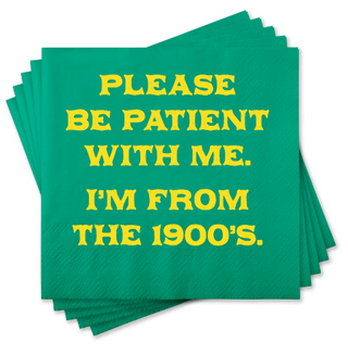Please Be Patient With Me  Beverage Napkin
