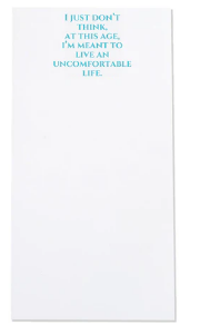 I Just Don't Think Note Pad