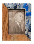 Kendall Agate Photo Frame 4x6 Blue