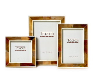 Faux Horn Photo Frames