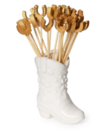 Cowboy Horseshoe Toothpick Holder