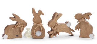 Cotton Tail Wood Bunny