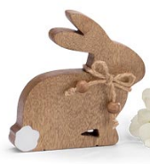 Cotton Tail Wood Bunny