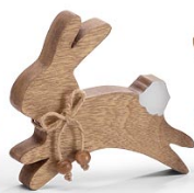 Cotton Tail Wood Bunny