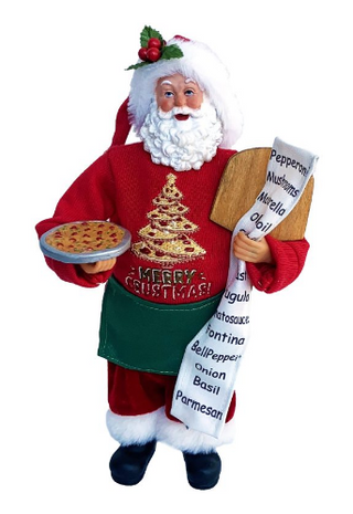 Pizza Guy Santa Claus 12"