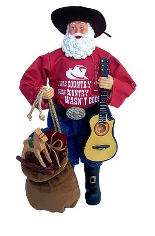 When Country Wasn't Cool Santa Claus 12"