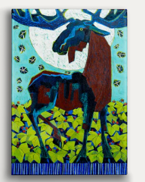 "Strawberry Moon" Metal Art (A2BX-STRAW)