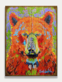 Wood Blaze Bear (W6-BLAZE-SL)