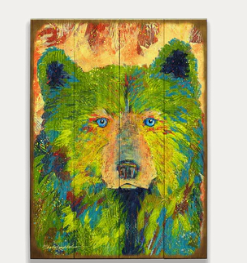 Wood Fern Bear (W6-FERN-SL)