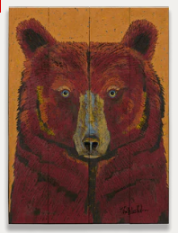 Wood Rogue Bear (W6-ROGUE-SL)