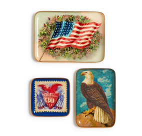 Vintage America Metal Trinket Tray