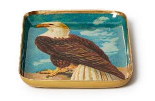 Vintage America Metal Trinket Tray