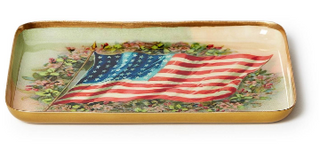 Vintage America Metal Trinket Tray