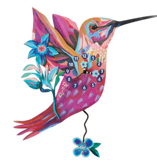 Sweet Nectar Wood Wall Clock
