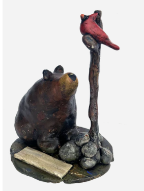 Wonder How To Fly Bear Figurine (Dean Crouser)