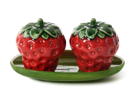 Very Berry Strawberry Salt & Pepper Set