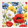 Summer Blossoms (Beverage Napkin)