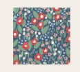 Joyful Arrangements Blue (Beverage Napkin)