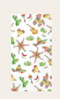 Fiesta Pattern (Guest Towel)