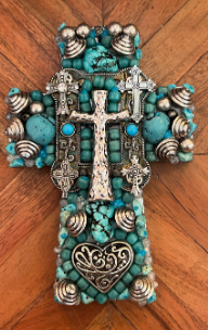 Turquoise Jewelry Lady Cross