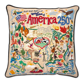 America 250 Embroidered Pillow 20x20