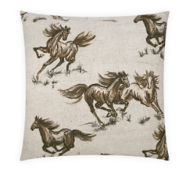 Nokota Horse Square Pillow 24 x 24