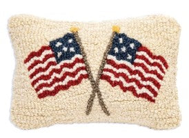 Long May She Wave Wool Pillow