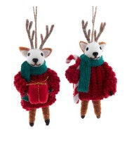 Wool Deer Ornament