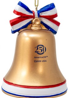 America 250 Liberty Bell Ornament