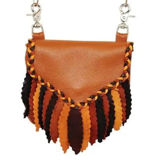Feather Tan Deerskin Hip Bag